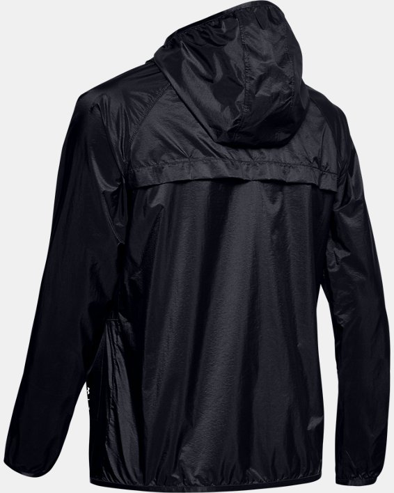 Women's UA Qualifier Storm Packable Jacket, Black, pdpMainDesktop image number 5